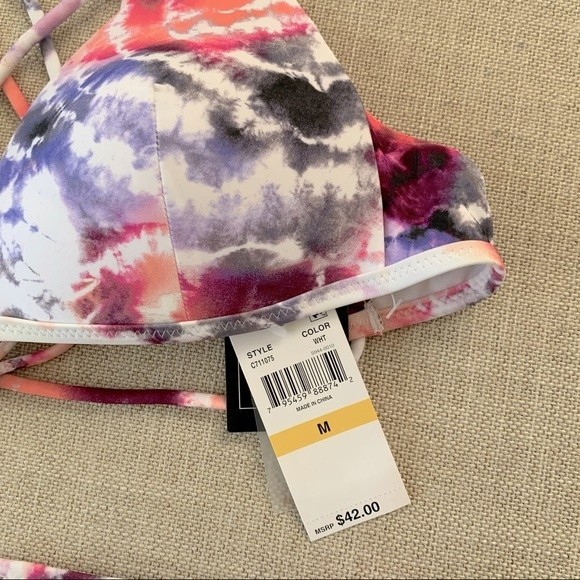 Raisins Pink & Purple Tie Dye Bikini Set New - Picture 8 of 9